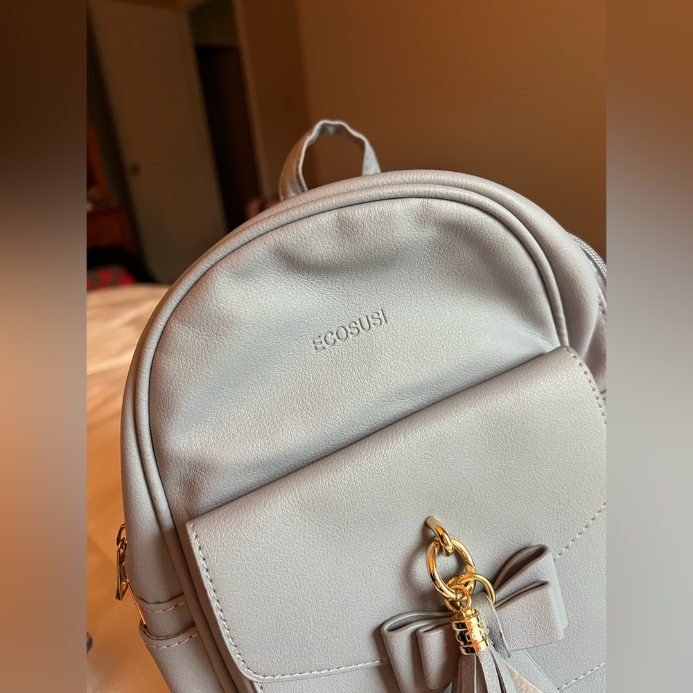 Blue mini backpack